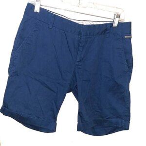 London Fog Womens Navy Blue Shorts Size 9